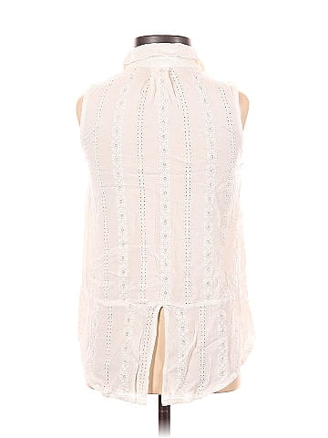 Taylor & Sage Sleeveless Button-Down Shirt (view 2)