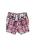 Janie and Jack Argyle Checkered-gingham Plaid Red Shorts Size 6-12 mo - photo 2