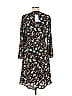 MNG 100% Polyester Floral Motif Paisley Baroque Print Black Casual Dress Size 6 - photo 2