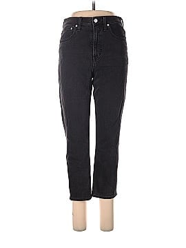Madewell Petite Classic Straight Jeans in Lunar Wash (view 1)