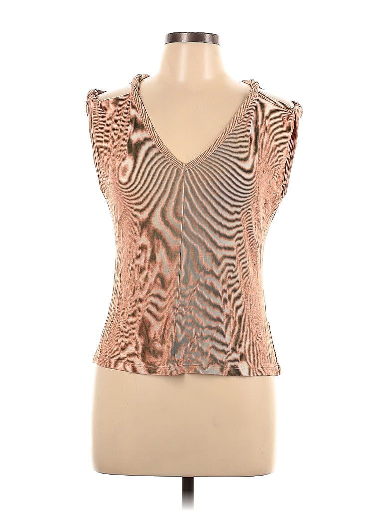 Pre-owned Lna Sleeveless Blouse In Brown