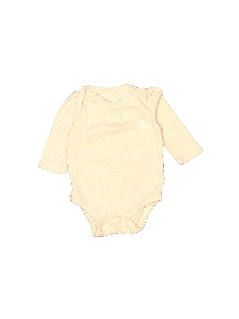 Click to view more detailed imagery on our partner's website Pre-owned Baby Gap Babies' Long Sleeve Onesie In White