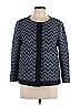 Armani Collezioni Chevron-herringbone Blue Jacket Size 10 - photo 1