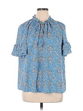 Max Studio Short Sleeve Blouse
