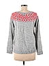 Unbranded Hearts Gray Pullover Sweater Size M - photo 2