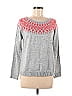 Unbranded Hearts Gray Pullover Sweater Size M - photo 1