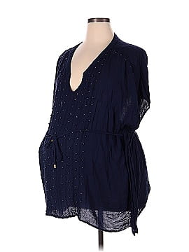 Jessica Simpson Maternity Short Sleeve Blouse (view 1)