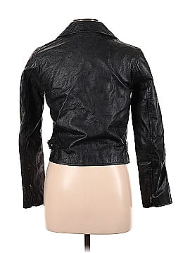 DKNY Jeans Leather Jacket (view 2)