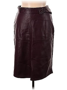Ann Taylor Factory Faux Leather Skirt (view 1)