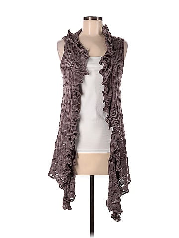 BCBGMAXAZRIA Gray Cardigan Size L 79 off ThredUp