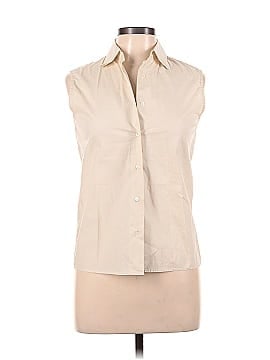 Bergdorf Goodman Sleeveless Button-Down Shirt (view 1)
