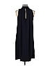 Ann Taylor 100% Polyester Solid Black Casual Dress Size S (Petite) - photo 2