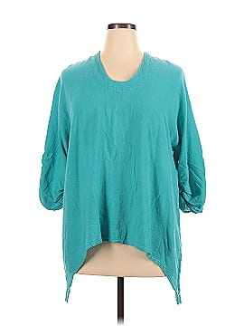 Oh My Gauze! 3/4 Sleeve Blouse (view 1)