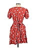 Universal Thread 100% Rayon Red Casual Dress Size S - photo 2