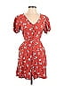 Universal Thread 100% Rayon Red Casual Dress Size S - photo 1