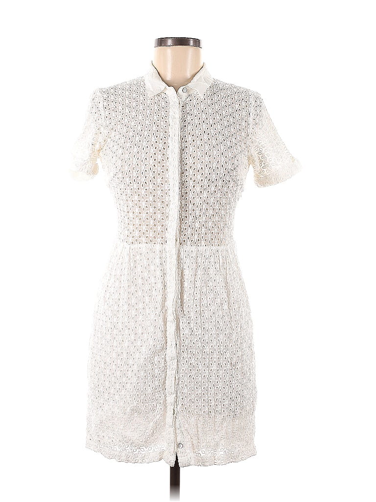 IKKS White Casual Dress Size 40 (FR) - photo 1