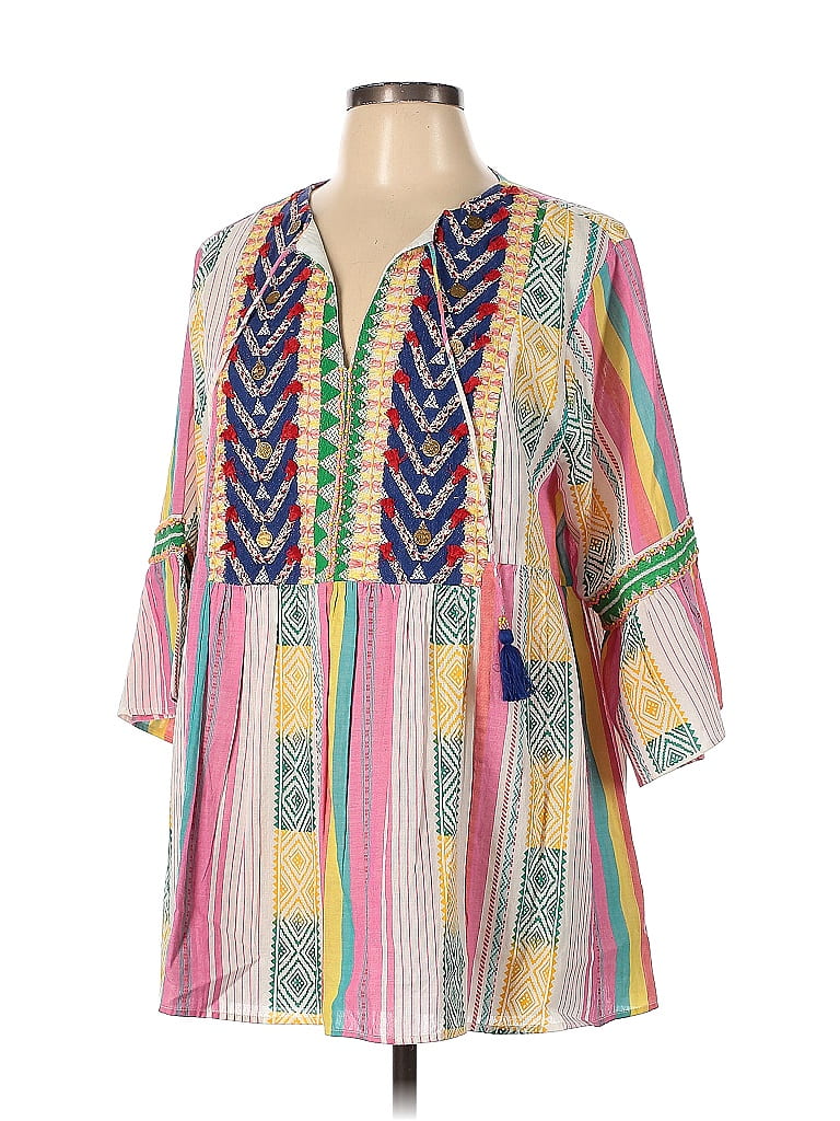 Verb by Pallavi Singhee 100% Cotton Pink Casual Dress Size L - 75% off ...