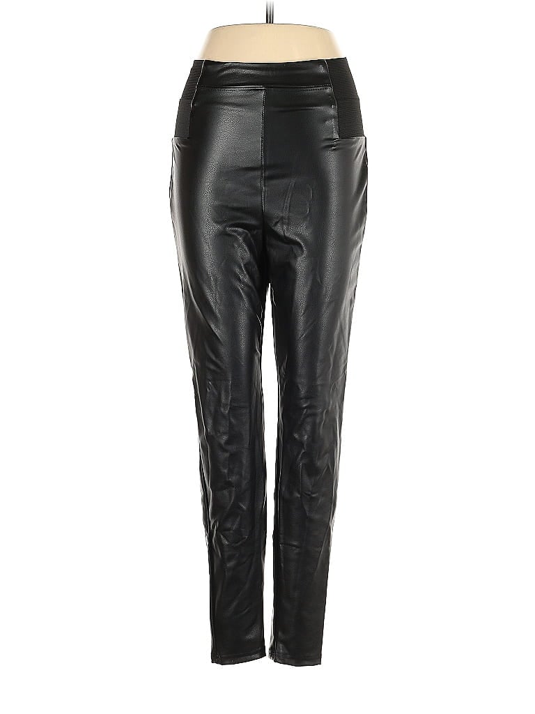 Pre-owned A New Day Faux Leather Pants In Black