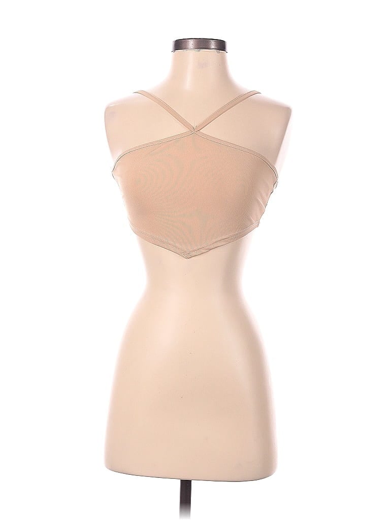 Pre-owned Shein Sleeveless Blouse In Brown