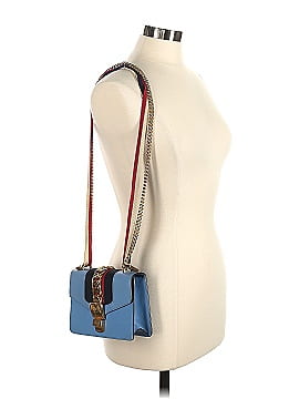 Gucci Outlet  Sylvie Leather Crossbody Bag (view 2)