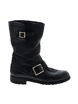 Jimmy Choo Leather Youth Boots (view 1)