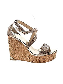 Jimmy Choo Leather Espadrille Wedges (view 1)