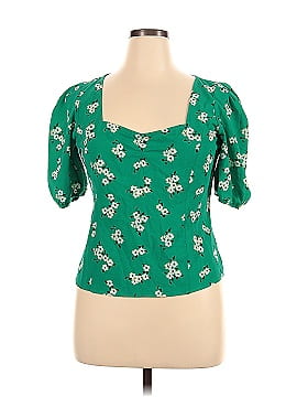 Free Press Short Sleeve Blouse (view 1)