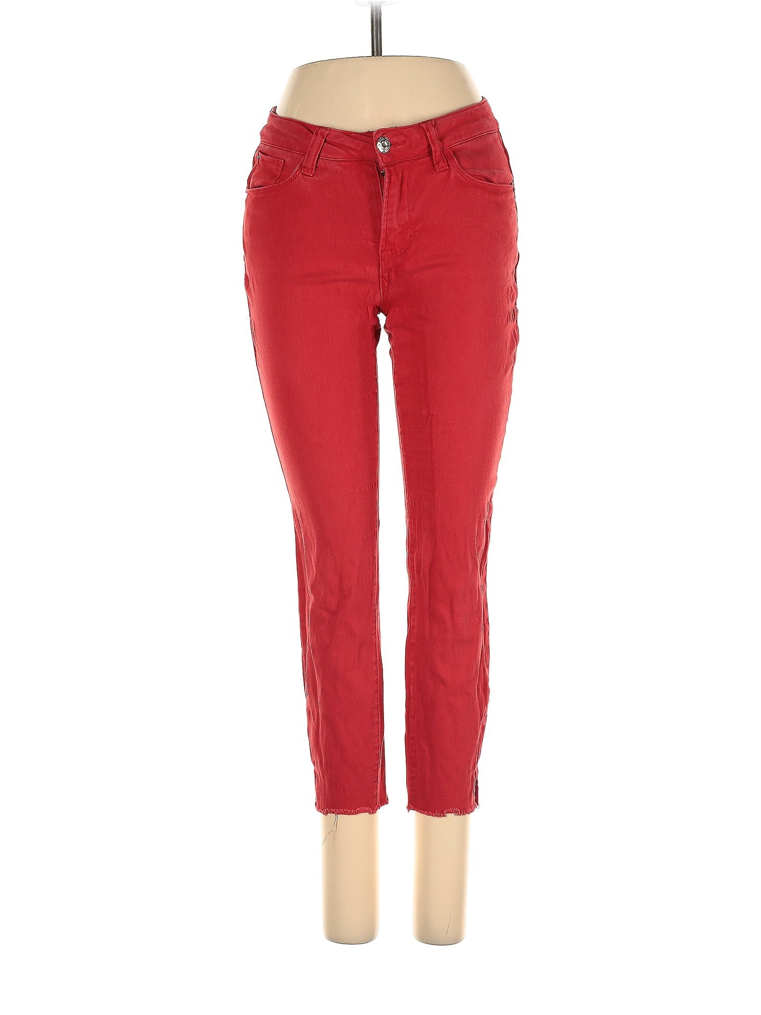 Kensie Red Cargo Pants 26 Waist - 73% off | ThredUp