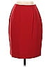 Georgiou Studio 100% Polyester Solid Red Casual Skirt Size 0 - photo 1