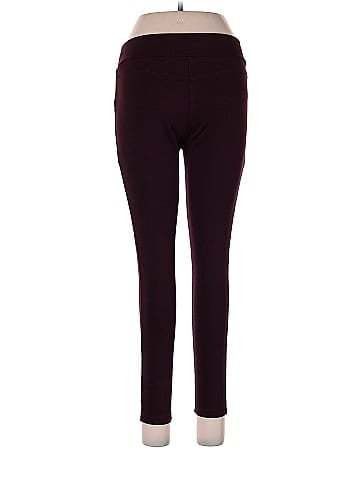 Ann Taylor LOFT Burgundy Leggings Size M 76 off ThredUp