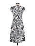 Ann Taylor LOFT 100% Rayon Animal Print Leopard Print White Casual Dress Size 00 (Petite) - photo 2