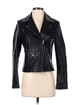 Ecru Leather Jacket (view 1)