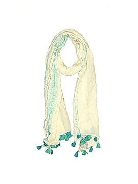 Ann Taylor LOFT Multicolored Embroidered Tassel Scarf (view 1)