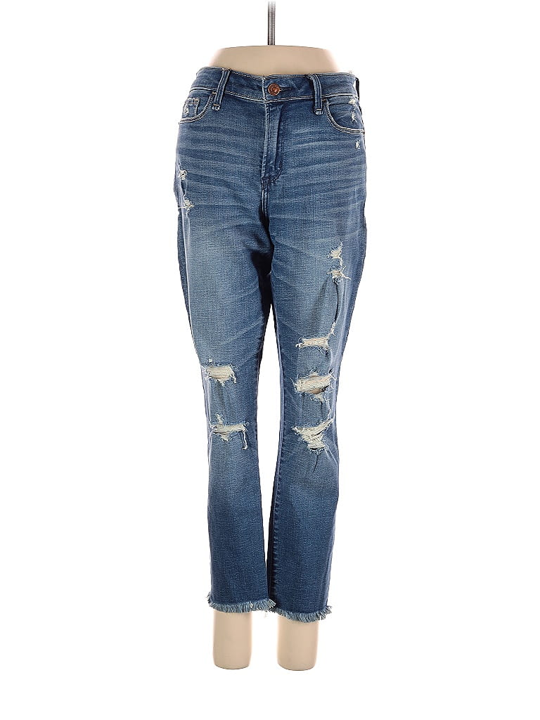 Abercrombie & Fitch Stars Blue Jeggings Size 4 - photo 1