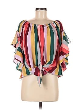 Mod On Trend Short Sleeve Blouse (view 1)