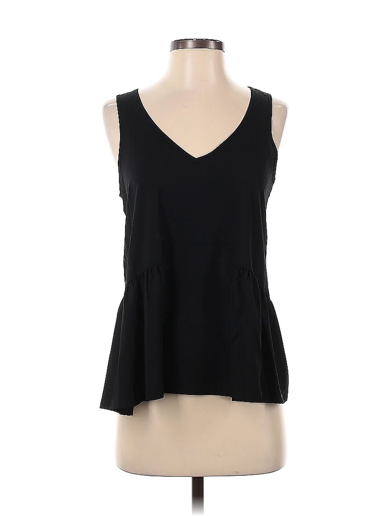Click to view more detailed imagery on our partner's website Pre-owned French Connection Sleeveless Top Black V Neck Tops