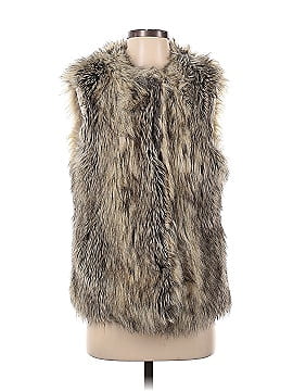 Tinsel Faux Fur Vest (view 1)