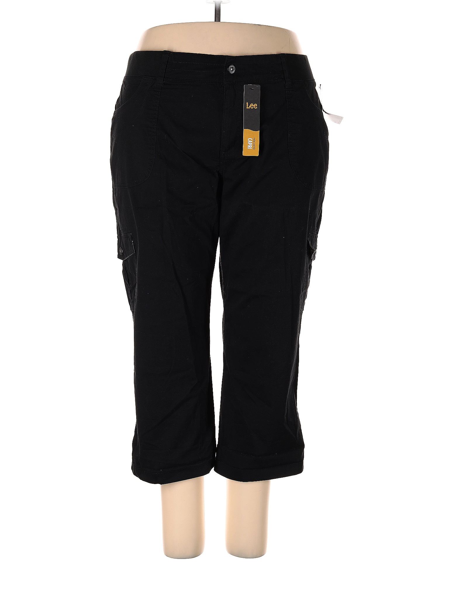 Lee Black Cargo Pants Size 20 (Plus) - 52% off | ThredUp