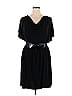 AGB Solid Black Casual Dress Size XL - photo 1