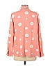 Dna Couture 100% Polyester Polka Dots Pink Long Sleeve Blouse Size L - photo 2