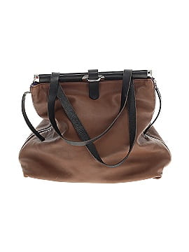 MARNI Extra Large Soft Leather Tote with Color Block side panels (view 1)