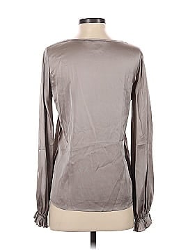 Diane von Furstenberg Long Sleeve Silk Top (view 2)