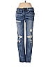 American Eagle Outfitters Tortoise Hearts Stars Blue Jeans Size 00 - photo 1