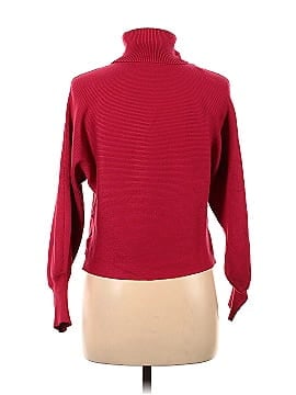 Pink Rose Turtleneck Sweater (view 2)