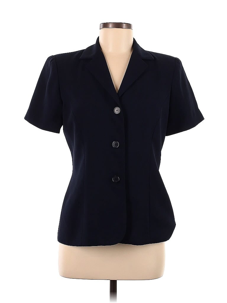 Liz Claiborne 100% Polyester Blue Blazer Size 6 - photo 1