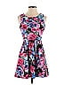 Lily Rose Floral Motif Floral Tropical Pink Cocktail Dress Size S - photo 1