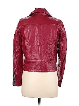Zara Basic Leather Jacket (view 2)