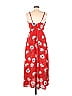 Lush 100% Polyester Floral Motif Red Casual Dress Size M - photo 2