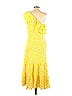 Lisa Marie Fernandez for Target Polka Dots Yellow Casual Dress Size S - photo 2