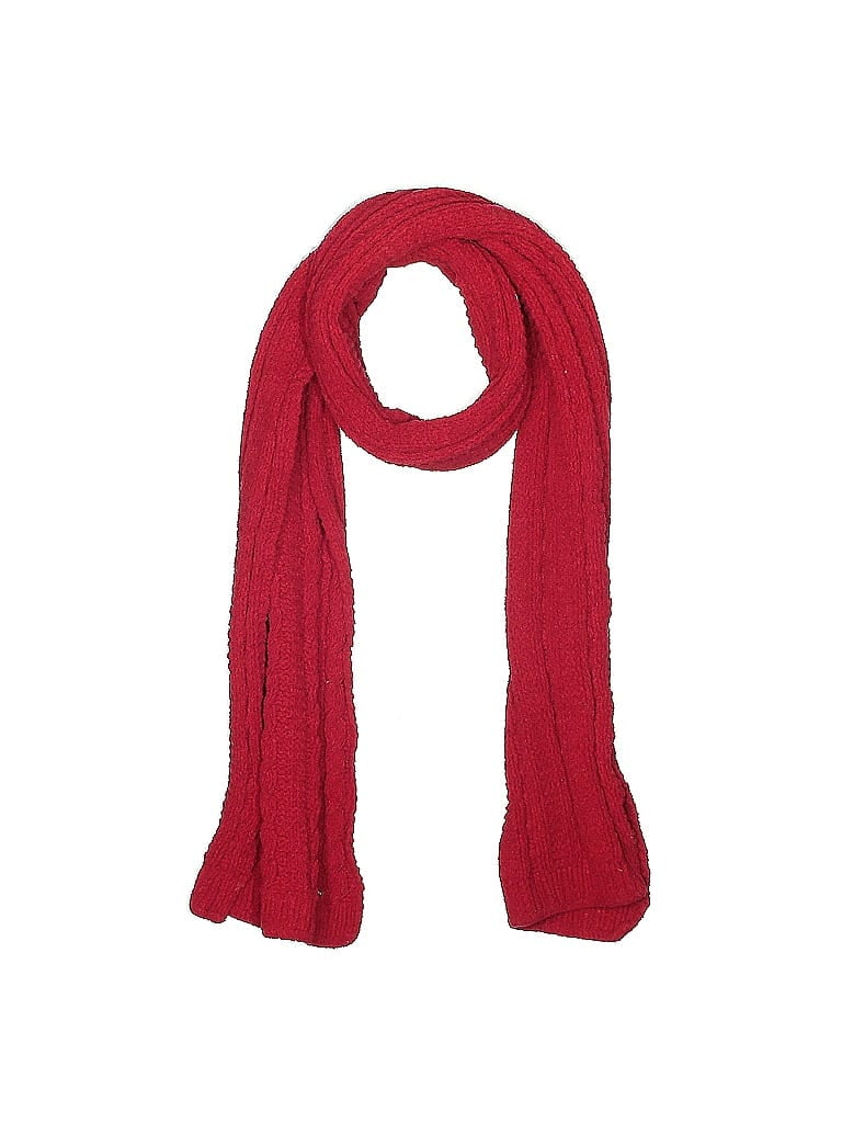 Nine West 100% Polyester Red Scarf One Size - photo 1